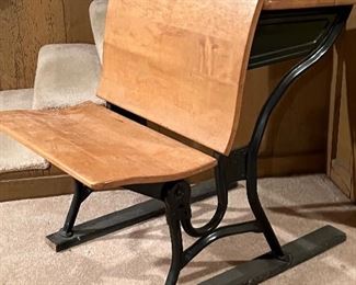 Antique school desk