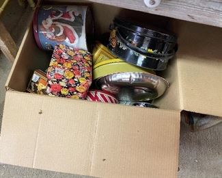 Tins in lots of sizes