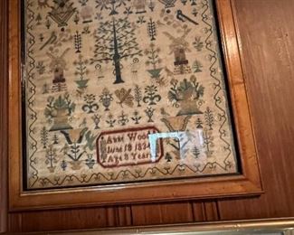 Antique Sampler dated 1834
