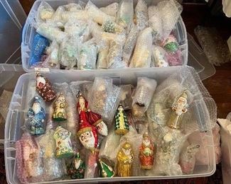 A massive collection of Patricia Breen Holiday ornaments-Christmas, Halloween and Easter