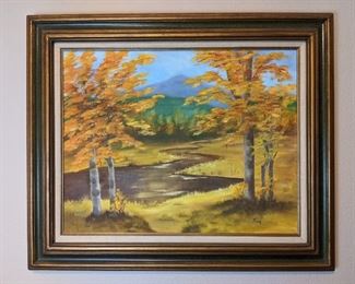 Framed Painting by Kerri