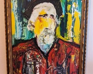 Gervasio Picasso-esque Style Painting