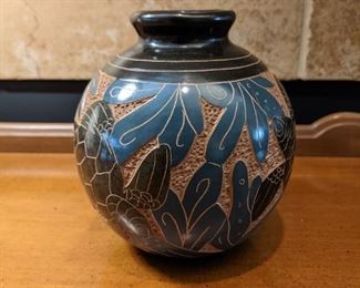 Hand Carved Vase