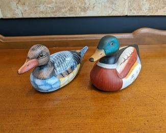 Hand-Painted Duck Decoys