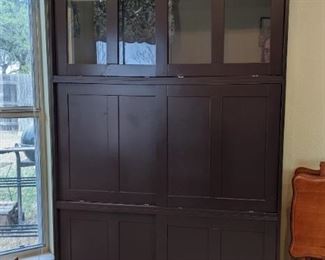 Stackable Sliding Door Cabinet 41"W x 13"D x 71"H