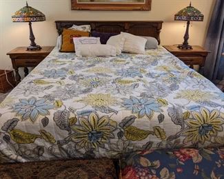 Queen Bed with Tempurpedic Mattress
