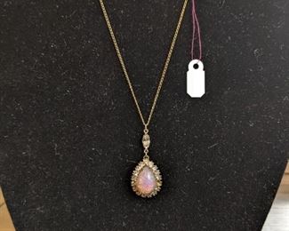 Stone Pendant Necklace