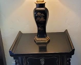 Pair of Asian nightstands