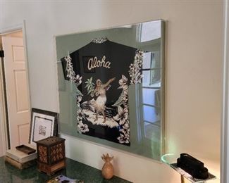 Framed Aloha shirt
