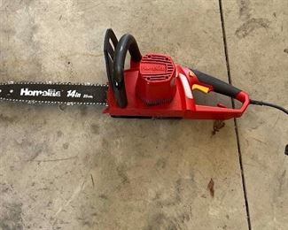 14 inch Homelite chainsaw electric