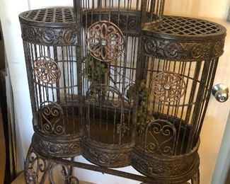 Wrought Iron Bird Cage