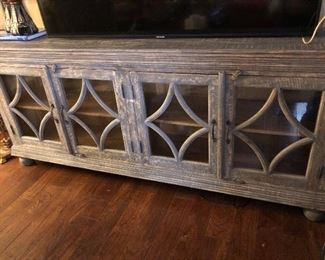 Large Beautiful reclaimed wood console cabinet