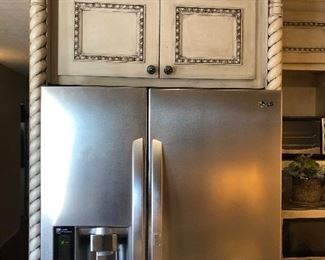 LG Side by Side 3Door refrigerator 
W/ water and ice maker