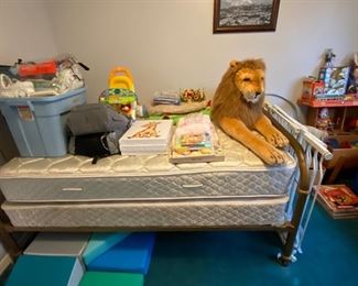 Vintage Children’s Toys, Antique Metal Bed