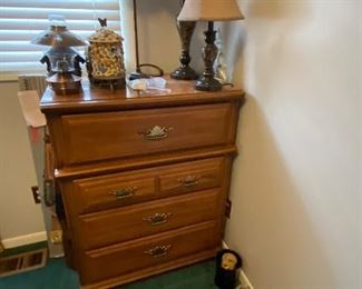 Wood Mid Century Dresser