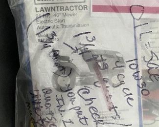 Craftsman Lawntractor 21 HP, 46” Mower, Electric Start, Automatic Transmission 