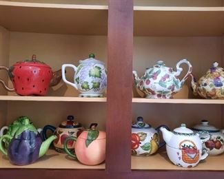 Fruit and Vegetable Teapots