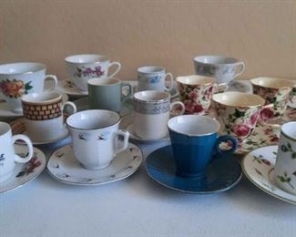 Individual Espresso, Coffee, and Tea Sets