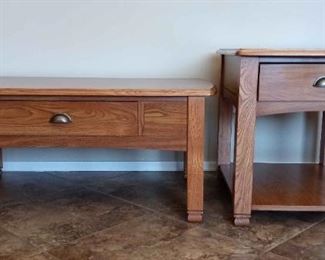 Matching Coffee and Side Table