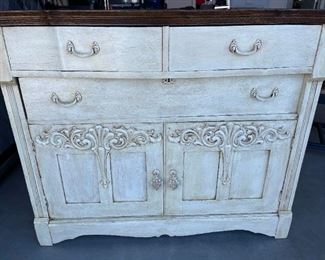 Refurbished Antique Vintage Buffet