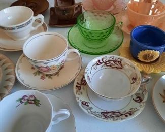 Unique and American Made Tea Cups and Saucers