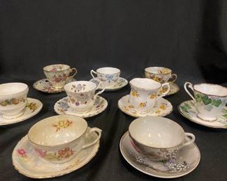 J014 English Bavarian Japan Tea Sets
