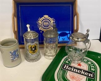 J047 German Beer Steins And More