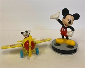 J052 Disney Mickey Mouse Diecast Metal DecoPac Airplane