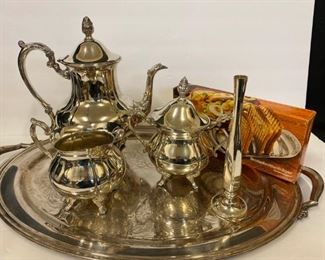 J053 Silverplate CoffeeTea Service