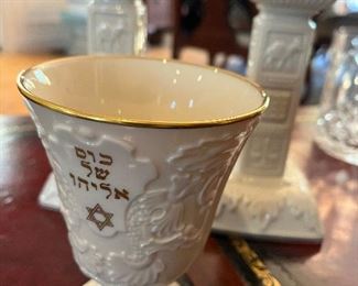 Elijah's cup ~  Lenox Judaica collection
