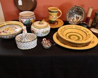 pottery, dishes