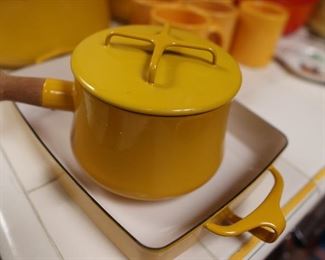vintage mid-century Dansk Kobenstyle enamelware 