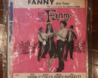 Vintage sheet music
