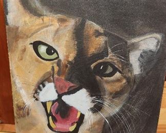 cougar painting