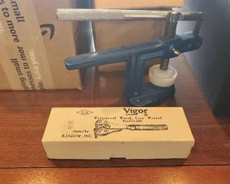 Watchmaking tools and supplies