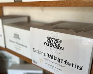 Large selection of Heritage Village Collection: Dickens’ Village Series (Department 56).