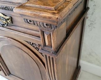 Antique 13 piece Library wall unit bookcase