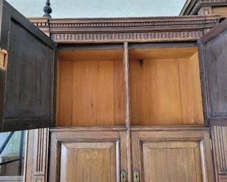 Antique 13 piece Library wall unit bookcase