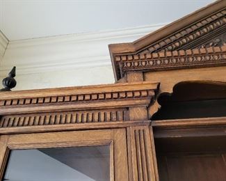 Antique 13 piece Library wall unit bookcase