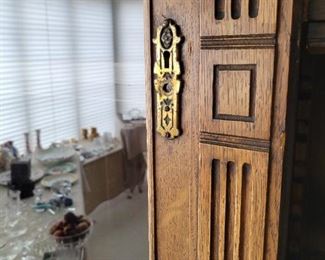 Antique 13 piece Library wall unit bookcase