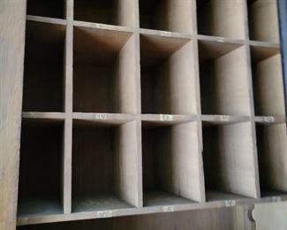 Antique 13 piece Library wall unit bookcase