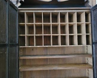 Antique 13 piece Library wall unit bookcase