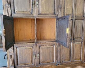 Antique 13 piece Library wall unit bookcase