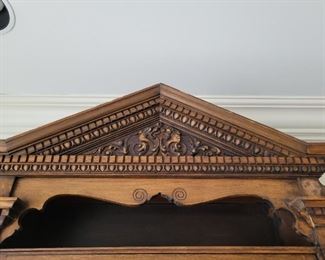 Antique 13 piece Library wall unit bookcase