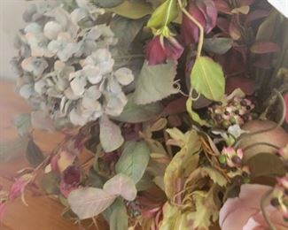 Antique buffet chest with Brass centerpiece 