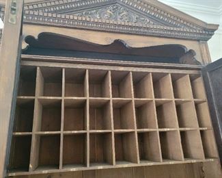 Antique 13 piece Library wall unit bookcase