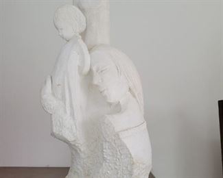 Mother and Children Stone sculpture