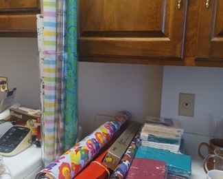 Wrapping Paper and Napkins Lot