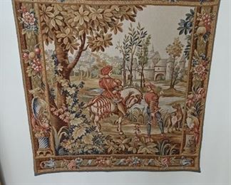 Tapestry and Throw Pillow