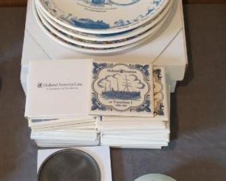 World Traveler Plates and Coasters Lot